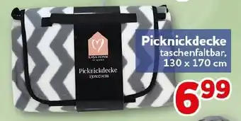 CENTERSHOP Picknickdecke Angebot