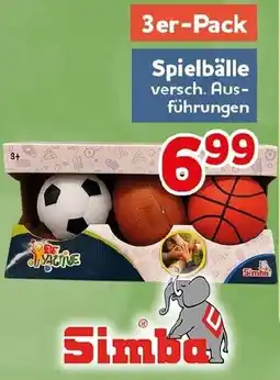 CENTERSHOP Simba Spielbälle Angebot