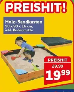 CENTERSHOP Holz-Sandkasten Angebot