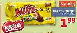 CENTERSHOP Nestle NUTS-Riegel Angebot