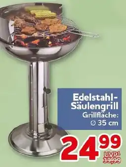 CENTERSHOP Edelstahl- Säulengrill Angebot