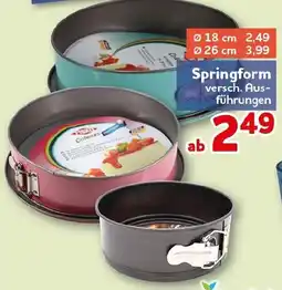CENTERSHOP Springform Angebot