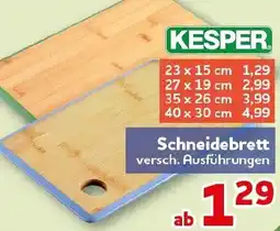CENTERSHOP KESPER Schneidebrett Angebot