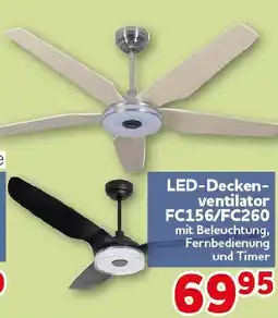 CENTERSHOP LED-Deckenventilator FC156/FC260 Angebot