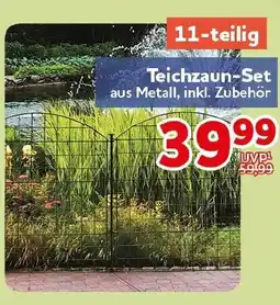 CENTERSHOP Teichzaun-Set Angebot