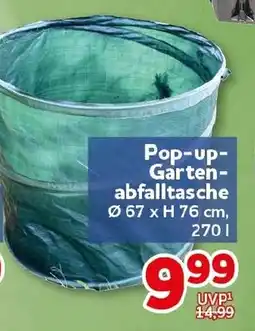 CENTERSHOP Pop-up- Gartenabfalltasche Angebot