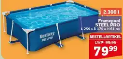 CENTERSHOP Bestway Framepool STEEL PRO Angebot