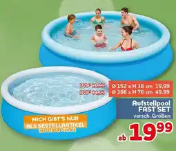 CENTERSHOP Bestway Aufstellpool FAST 'SET Angebot