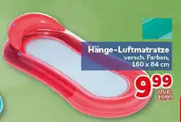 CENTERSHOP Hänge-Luftmatratze Angebot