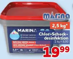 CENTERSHOP MARINA Chlor-Schockdesinfektion Angebot
