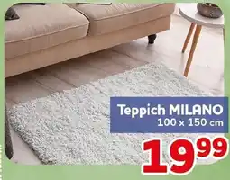 CENTERSHOP Teppich MILANO 100 x 150 cm Angebot