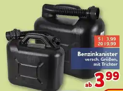 CENTERSHOP Benzinkanister Angebot