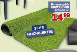 CENTERSHOP Rasenteppich BARCELONA 100 x 200 cm Angebot