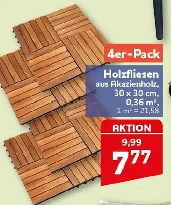 CENTERSHOP Holzfliesen Angebot