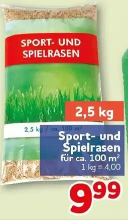 CENTERSHOP Sport- und Spielrasen Angebot