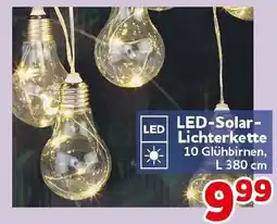 CENTERSHOP LED-Solar- Lichterkette Angebot