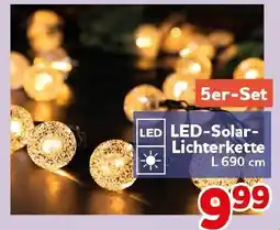 CENTERSHOP LED LED-Solar- Lichterkette Angebot