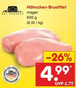Netto Marken-Discount GUT PONHOLZ Hähnchen-Brustfilet Angebot