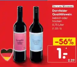 Netto Marken-Discount Dornfelder Qualitätswein Angebot