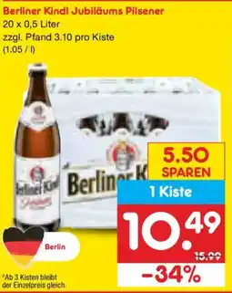 Netto Marken-Discount Berliner Kindl Jubiläums Pilsener Angebot