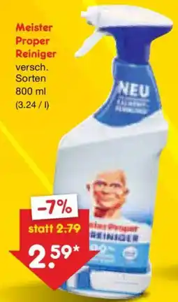 Netto Marken-Discount Meister Proper Reiniger Angebot