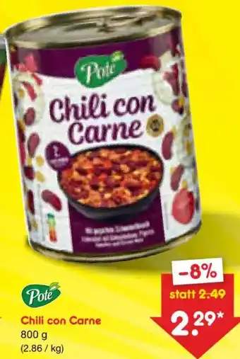 Netto Marken-Discount Pote Chili con Carne Angebot