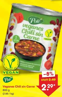 Netto Marken-Discount Pote Veganes Chili sin Carne Angebot
