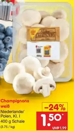 Netto Marken-Discount Champignons weiß Angebot