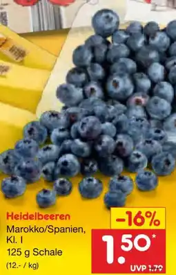 Netto Marken-Discount Heidelbeeren Angebot