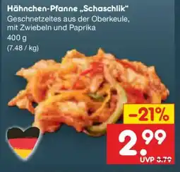 Netto Marken-Discount Hähnchen-Pfanne „Schaschlik" Angebot