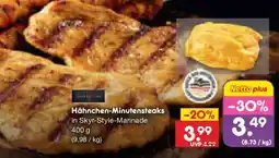 Netto Marken-Discount Hähnchen-Minutensteaks Angebot