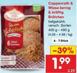 Netto Marken-Discount Coppenrath & Wiese kernig & kräftig Brötchen Angebot
