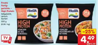 Netto Marken-Discount Frosta Fertiggerichte - High Protein Angebot