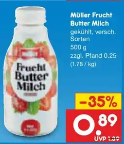 Netto Marken-Discount Müller Frucht Butter Milch Angebot