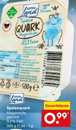 Netto Marken-Discount GUTES Land Speisequark Angebot