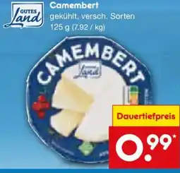 Netto Marken-Discount GUTES Land Camembert Angebot