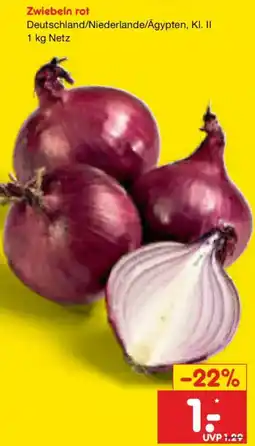 Netto Marken-Discount Zwiebeln rot Angebot