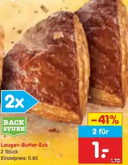 Netto Marken-Discount BACK STUBE Laugen-Butter-Eck Angebot