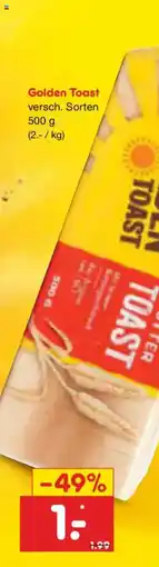 Netto Marken-Discount Golden Toast Angebot