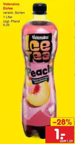 Netto Marken-Discount Valensina Eistee Angebot