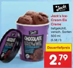 Netto Marken-Discount Jack's Ice- Cream Eis Creme Angebot