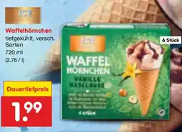 Netto Marken-Discount ICE Fantasy Waffelhörnchen Angebot