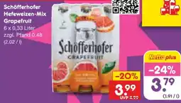 Netto Marken-Discount Schöfferhofer Hefeweizen-Mix Grapefruit Angebot