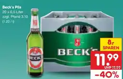 Netto Marken-Discount Beck's Pils Angebot