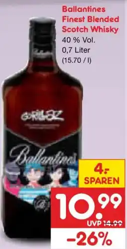 Netto Marken-Discount Ballantines Finest Blended Scotch Whisky Angebot
