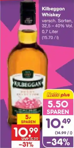 Netto Marken-Discount Kilbeggan Whiskey Angebot