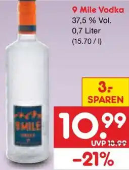 Netto Marken-Discount 9 Mile Vodka Angebot