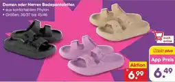 Netto Marken-Discount Damen oder Herren Badepantoletten Angebot