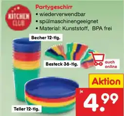 Netto Marken-Discount KITCHEN CLUB Partygeschirr Angebot