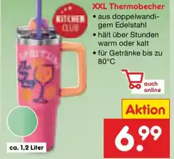 Netto Marken-Discount KITCHER CLUB XXL Thermobecher Angebot